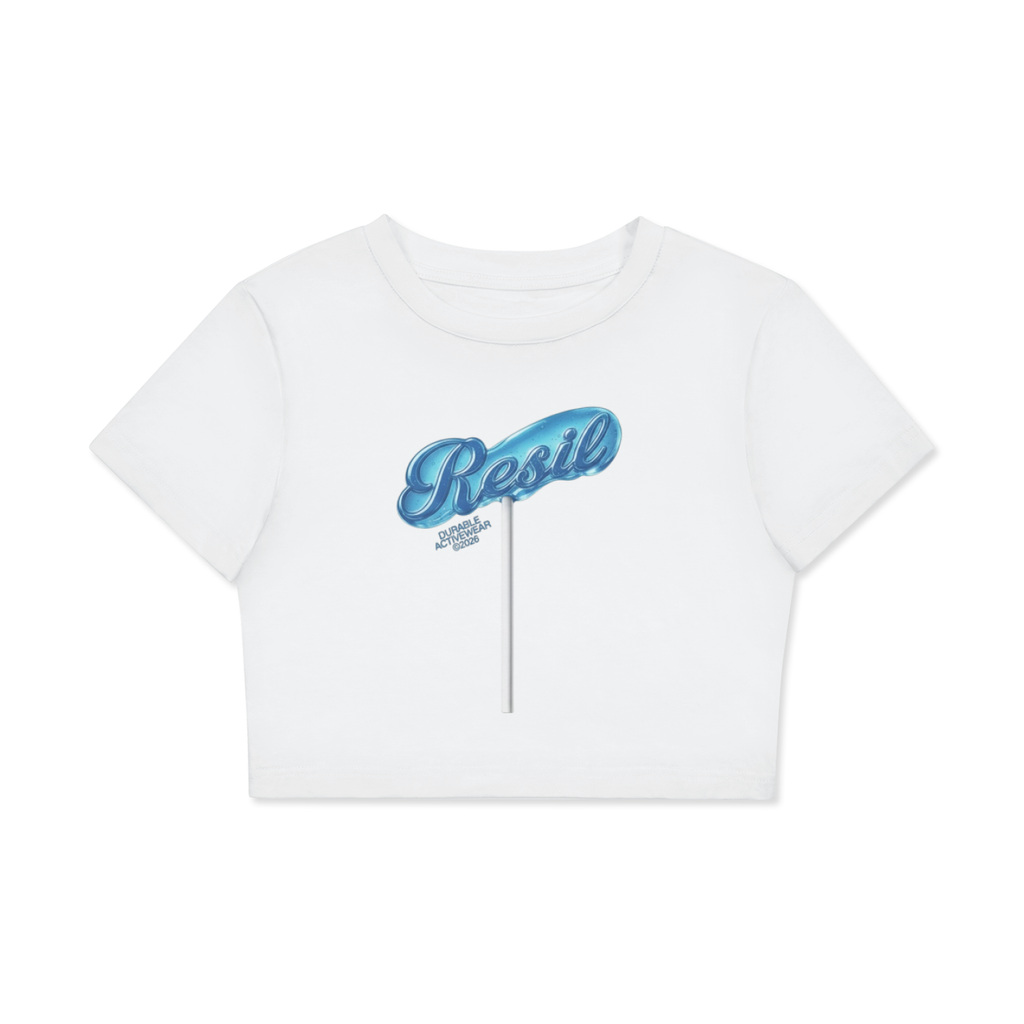 Fitted Crop Cotton T-Shirt